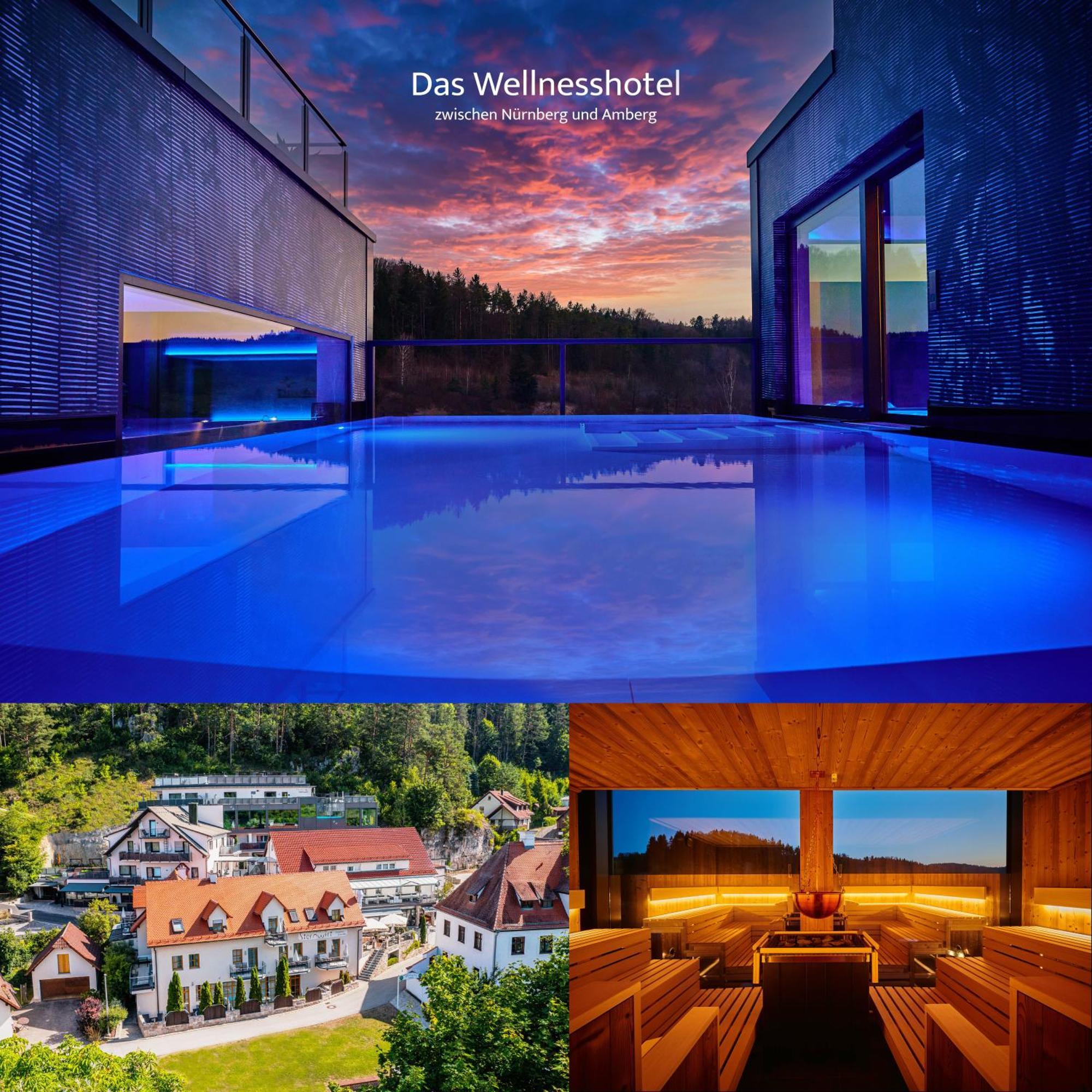 Landhotel Sternwirt - Das Wellnesshotel Zwischen Nuernberg Und Amberg Hogen Exterior foto